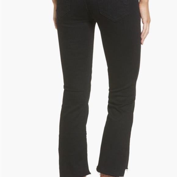 Mother The Insider Crop Step Fray Jeans - Picture 3 of 5